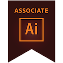 Adobe Certified Associate in Graphic Design & Illustration Using Adobe Illustrator Badge